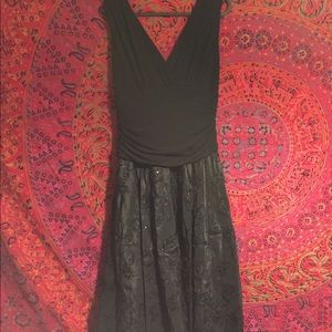 S. L. Fashions Sparkle Skirt Prom Dress